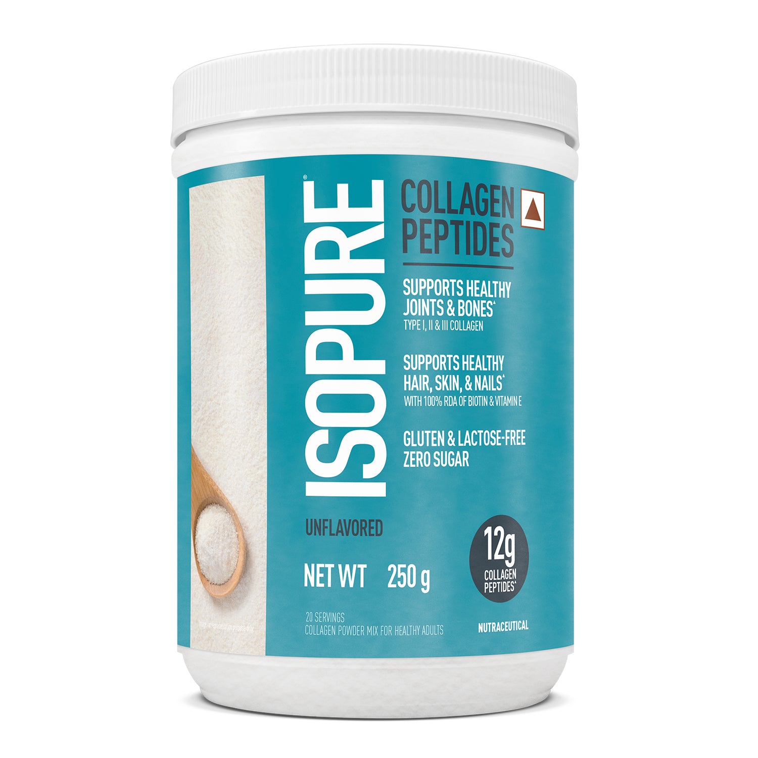 ISOPURE® Collagen Peptides with 12g of Type I, II and III Collagen