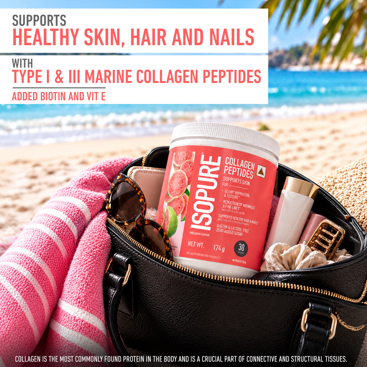 ISOPURE COLLAGEN WITH TYPE I & III MARINE COLLAGEN PEPTIDES