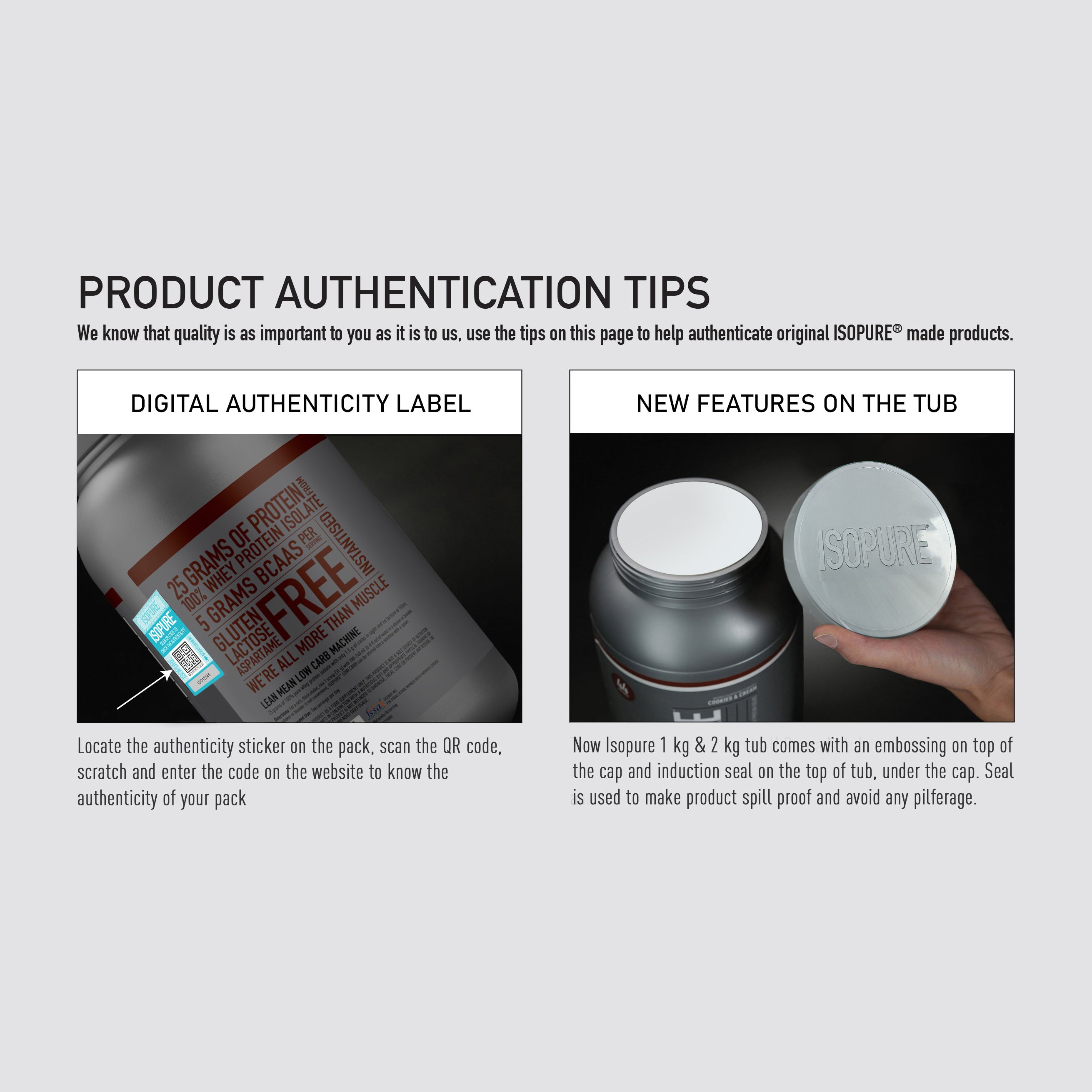 ISOPURE® Low Carb 100% Whey Isolate Protein