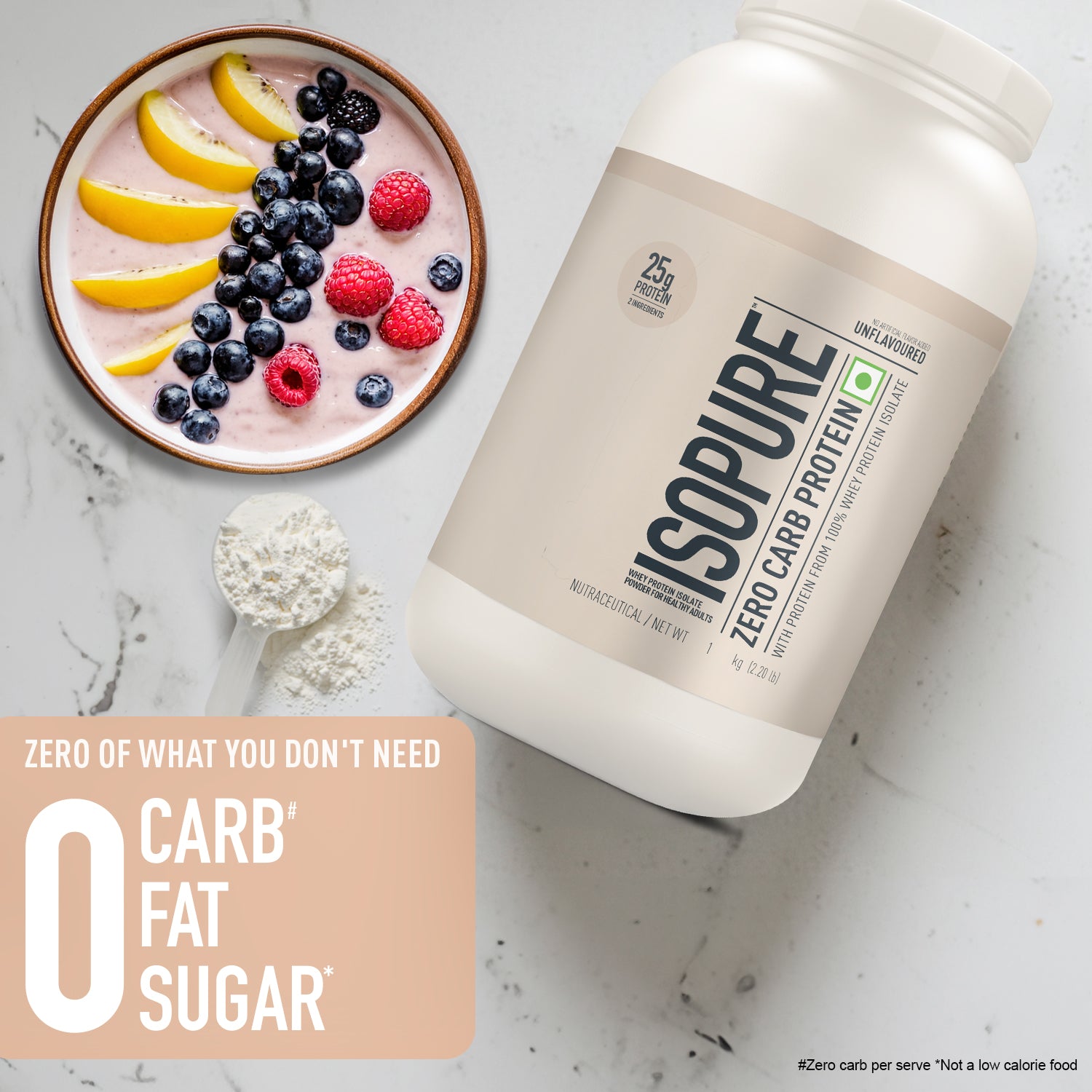 ISOPURE® Zero Carb 100% Whey Isolate Protein